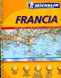 MICHELIN, FRANCIA . ATLANTE STR./TUR. 1:200.000 (SPIRALATO)