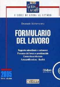 MONTEMARANO EMANUELE, Formulario del lavoro