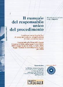 CAVALLARO-VIGGIANO, Manuale del responsabile unico del procedimento