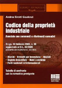 SIROTTI ANDREA, Codice della proprieta