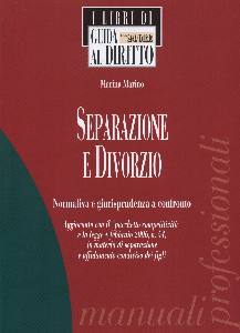 MARINO MARINA, Separazione e divorzio.