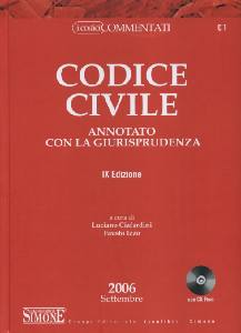 CIAFARDINI-IZZO, Codice civile annotato con la giurisprudenza