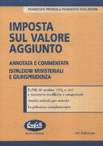 PREZIOSI TAGLIAFERRI, Imposta sul valore aggiunto IVA