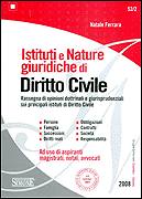 FERRARA NATALE, Istituti e nature giuridiche di diritto civile