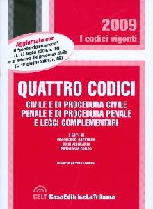 BARTOLINI ALIBRANDI, Quattro codici e leggi complementari 2009