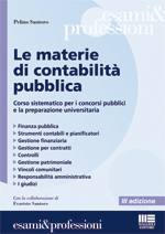 SANTORO PELINO, Le materie di contabilita