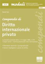 SOLE DAVIDE, Compendio di diritto internazionale privato