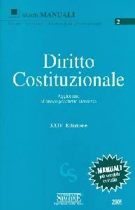 AA.VV., Diritto Costituzionale.