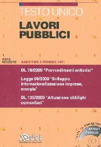 AA.VV., Testo unico lavori pubblici