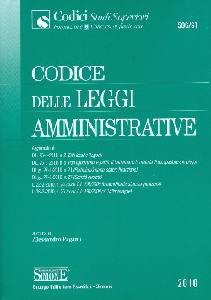 PAGANO ALESSANDRO, Codice delle leggi amministrative