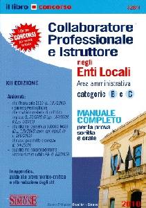 AA.VV., Collaboratore professionale istruttore Enti Locali