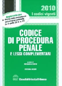 CORSO PIERMARIA, Il codice di procedura penale Leggi complementari