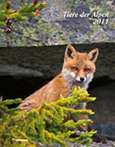 , Tiere der Alpen 2011. Calendario