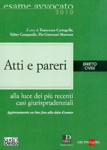 AA.VV., Atti e pareri.DIRITTO CIVILE. Esame di avvocato