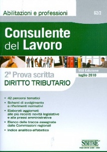 SIMONE, Consulente del lavoro 2 prova scritta