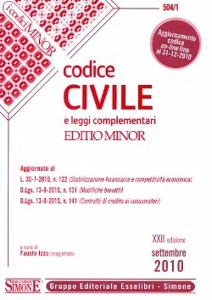 IZZO FAUSTO (CUR.), CODICE CIVILE E LEGGI COMPLEMENTARI