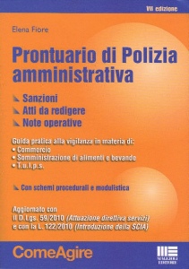 FIORE  ELENA, Prontuario di polizia amministrativa