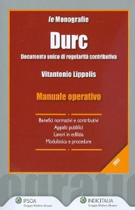 LIPPOLIS VITANTONIO, Durc manuale operativo Documento unico regolarit