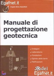 RABUFFETTI ANGELO, Manuale di progettazione geotecnica