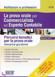 SIMONE, Prova orale per commercialista / esperto contabile