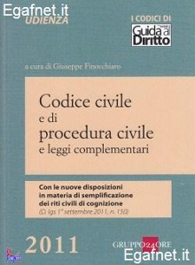 FINOCCHIARO GIUSEPPE, Codice civile e di procedura civile 2011