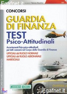 NISSOLINO PATRIZIA, Concorsi guardia di finanza test psico-attitudinal