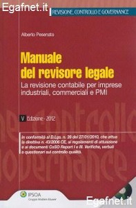 PESENATO ALBERTO, manuale del revisore legale 5ed