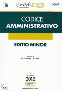 PAGANO ALESSANDRO, Codice amministrativo minor