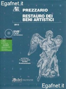 DEI, Prezziario Restauro dei beni artistici