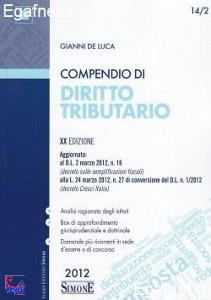 DE LUCA GIANNI, Compendio di diritto tributario