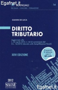 DE LUCA GIANNI, Diritto tributario