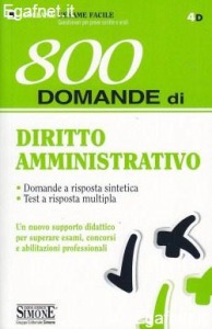 SIMONE, 800 domande di diritto amministrativo