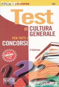 SIMONE, Test di cultura generale Per tutti i concorsi