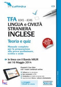 AA.VV., TFA A345 - A346 Lingua e civilt straniera INGLESE