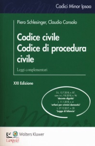 SCHLESINGER CONSOLO, Codice civile Codice di procedura civile