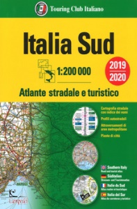 TOURING CLUB TCI, Italia SUD atlante stradale italia 1:200.000