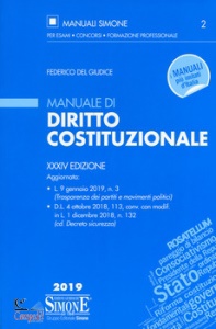 DEL GIUDICE FEDERICO, Manuale di Diritto Costituzionale VE