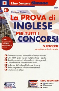 CIOTOLA GIOVANNI /ED, La prova di inglese per tutti i concorsi