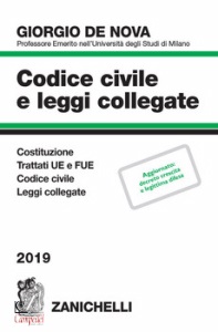 DE NOVA GIORGIO, Codice civile e leggi collegate 2020