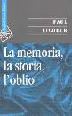 RICOEUR PAUL, Memoria la storia l