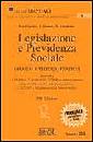 AA.VV., Legislazione e previdenza sociale - Manuale -