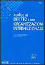 DEL GIUDICE FEDERICO, Codice del diritto e Organizzazioni internazionali