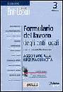 MONTEMARANO ARMANDO, Formulario del lavoro degli enti locali