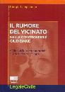 CAMPOLONGO GIORGIO, Il rumore del vicinato nelle controversie