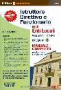 AA.VV., Istruttore direttivo e funzionario  Enti Locali