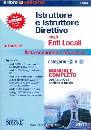 AA.VV., Istruttore e istruttore direttivo  Enti Locali