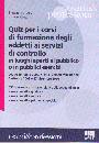 BELLEZZA S.- CESTE A, Quiz corsi di formazione addetti servizi controllo