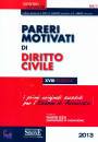 IZZO FAUSTO /ED, Pareri motivati di diritto civile