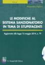 VIGLIONE ALESSANDRO, Le modifiche al sistema sanzionatorio in tema ...