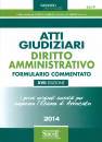 SIMONE, Atti giudiziari. Diritto amministrativo formulario